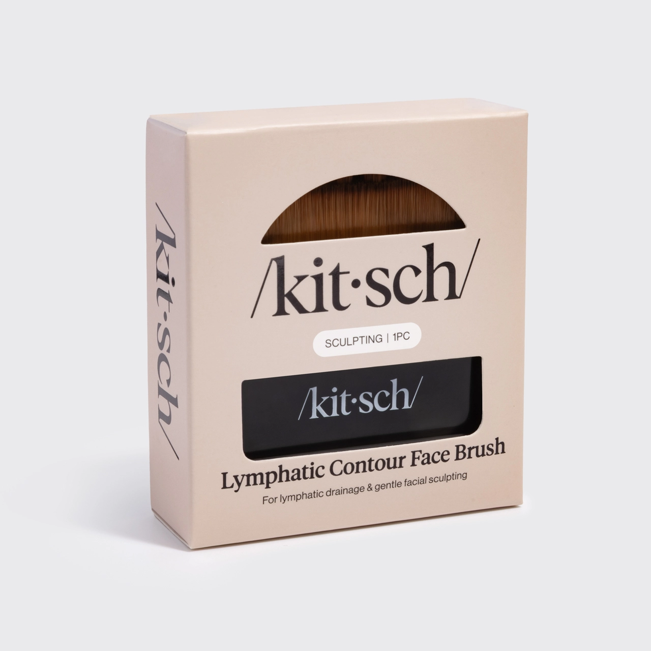 Cepillo facial para contorno linfático - Negro