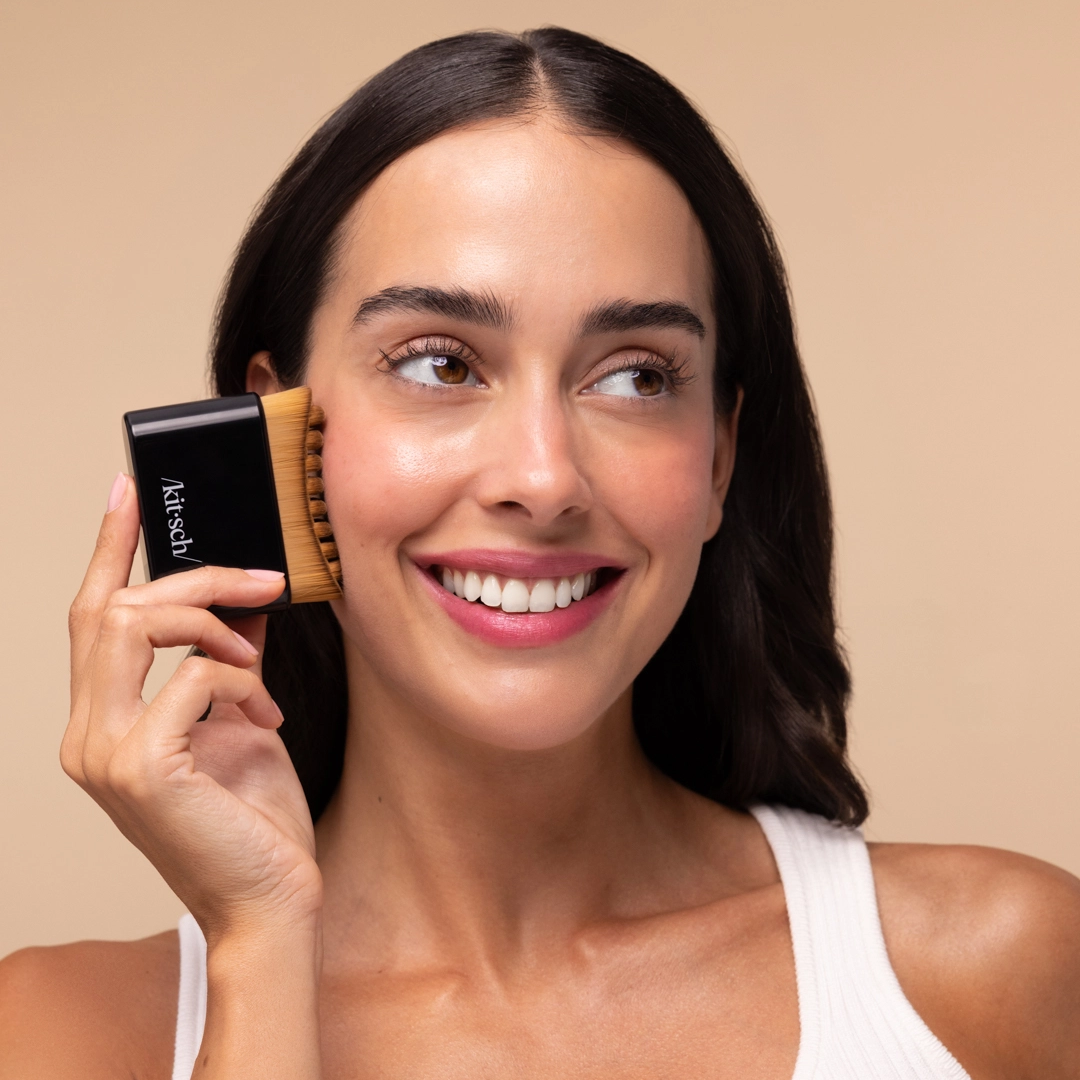 Cepillo facial para contorno linfático - Negro